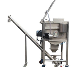 Kết Hợp Máy Cấp Liệu Trục Vít Và Máy Trộn Ribbon