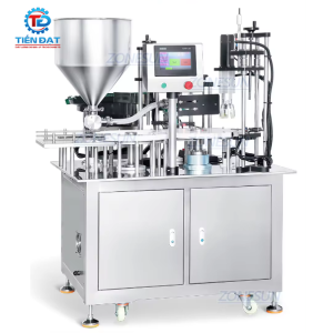 Máy chiết rót và đóng nắp động cơ servo tự động ZS-AFC