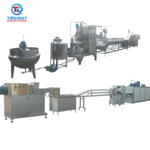 Dây chuyền sản xuất kẹo mềm tự động 300kg/h T400