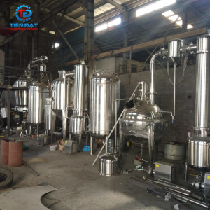 Hệ thống chiết xuất cô đặc tuần hoàn 2000 lít