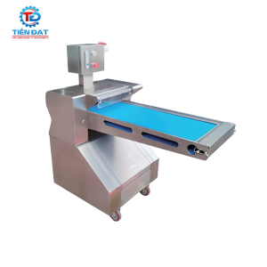 Máy cắt mực tự động model JS500 năng suất 200kg/h