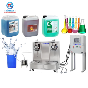 Máy chiết rót dịch lỏng vào chai dung tích lớn