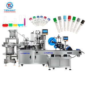 Máy chiết rót ống nghiệm có dán nhãn tự động 