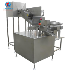 Máy đóng lọ sủi tự động MDS-40 năng suất 10-50 lọ/phút