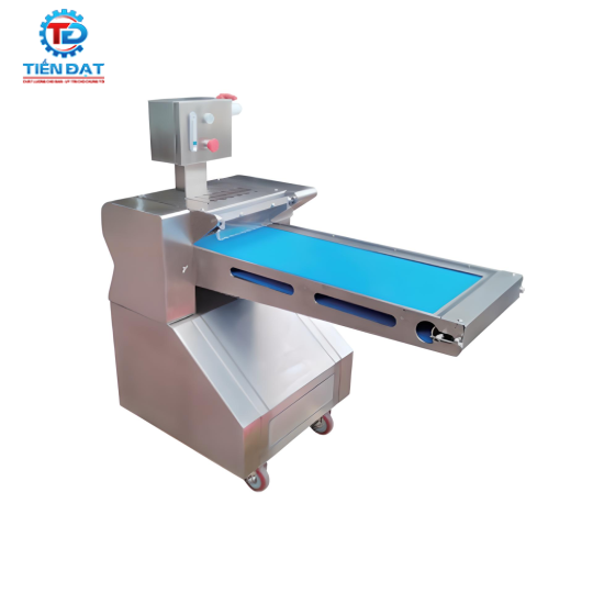 Máy cắt mực tự động model JS500 năng suất 200kg/h