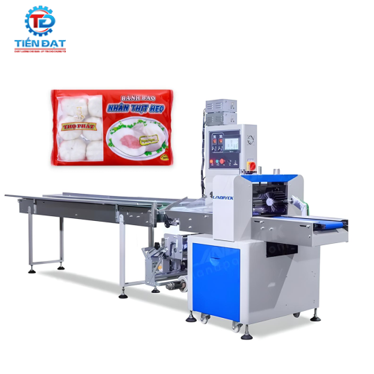 Máy đóng gói dạng băng tải với 3 động cơ