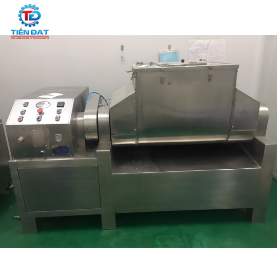 Máy nhào ngang 2 cánh trộn 200 kg/mẻ