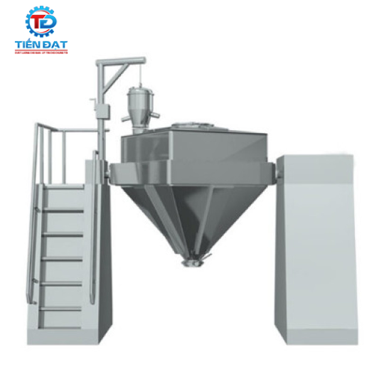 Máy trộn hình nón vuông