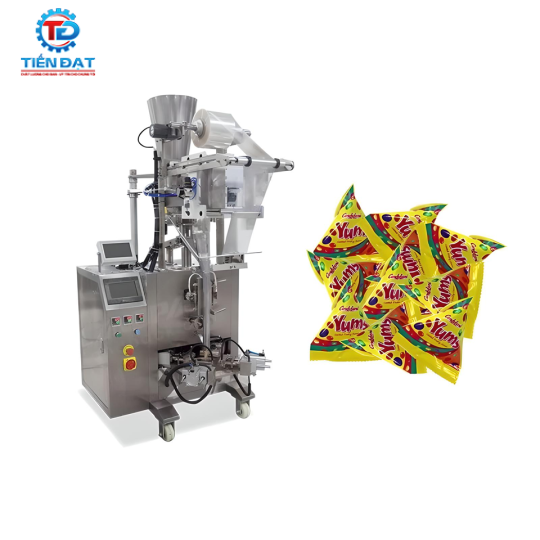 Máy đóng gói túi tam giác năng suất 20-70 túi/phút