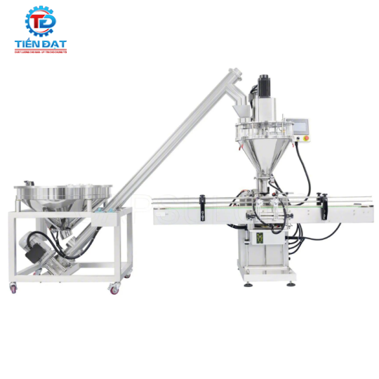Dây chuyền chiết rót bột bán tự động HZSL-B