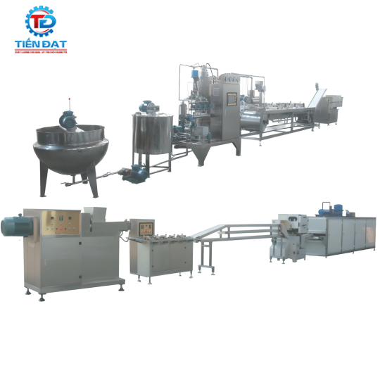 Dây chuyền sản xuất kẹo mềm tự động 300kg/h T400
