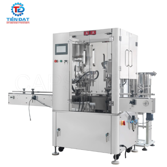 Máy chiết rót và đóng nắp chai tự động CHS-50