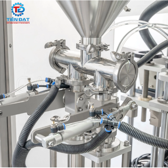 Máy chiết rót và đóng nắp chai tự động CHS-50