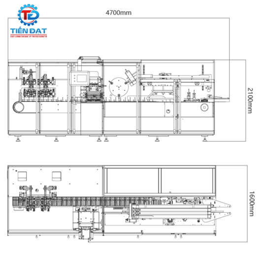 Máy đóng hộp carton XWZ300 hãng Hoping