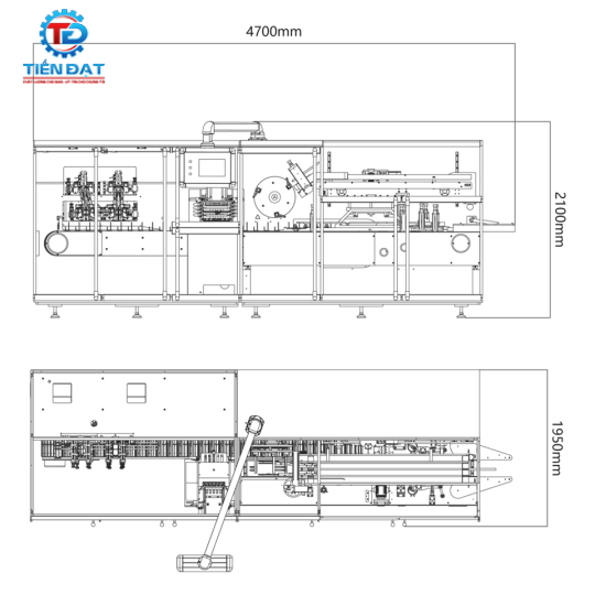 Máy đóng hộp carton XWZ400 hãng Hoping