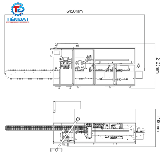 Máy đóng hộp carton XWZ500H hãng Hoping