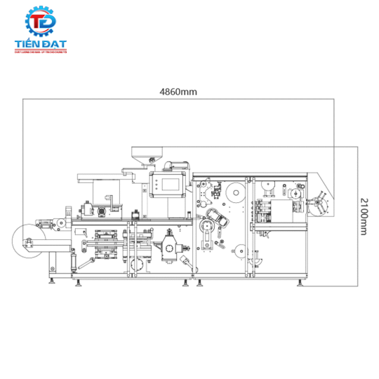 Máy ép vỉ DPH320H hãng Hoping